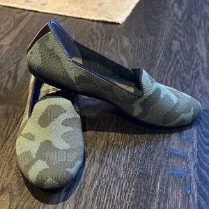 Rothy’s Original Green Camo Loafer 7.5